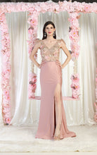 Load image into Gallery viewer, LA Merchandise LA1981 Floral High Slit Formal Gown - - LA Merchandise