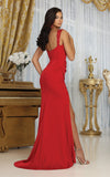 Load image into Gallery viewer, LA Merchandise LA2001 Sleeveless Corset Bone Slit Prom Long Dress - - LA Merchandise