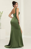 Load image into Gallery viewer, LA Merchandise LA2001 Sleeveless Corset Bone Slit Prom Long Dress - - LA Merchandise