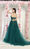 Load image into Gallery viewer, LA Merchandise LA2013 Embroidered Tulle Prom Gown - - Dress LA Merchandise