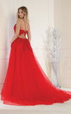 Load image into Gallery viewer, LA Merchandise LA2013 Embroidered Tulle Prom Gown - - Dress LA Merchandise