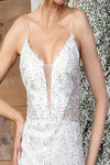 Load image into Gallery viewer, LA Merchandise LA2030B Sleeveless Lace Ivory Embellished Bridal Dress - - Dress LA Merchandise