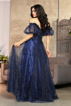Load image into Gallery viewer, LA Merchandise LA2033 Glitter 3D Floral A-Line Evening Gown - - Dress LA Merchandise