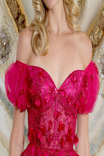 Load image into Gallery viewer, LA Merchandise LA2040 Off-Shoulder Puff Sleeve Short Cocktail Dress - - Dress LA Merchandise