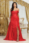 Load image into Gallery viewer, LA Merchandise LA2056 Sweetheart Neck Ruched Bodice Prom Dress - RED - Dress LA Merchandise