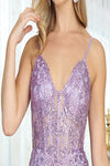 Load image into Gallery viewer, LA Merchandise LA2060 Short Fitted Semi-Sheer Bodice Cocktail Dress - - Dress LA Merchandise