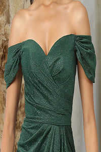 LA Merchandise LA2063 Sweetheart High-Low Glitter Formal MOB Gown - - Dress LA Merchandise