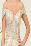 Load image into Gallery viewer, LA Merchandise LA2069 Corset Embroidered Short Cocktail Dress - - Dress LA Merchandise