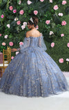 Load image into Gallery viewer, LA Merchandise LA206 Off Shoulder Puff Sleeves Quinceanera Ball Gown - - Dress LA Merchandise