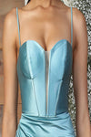 Load image into Gallery viewer, LA Merchandise LA2074 Satin Sleeveless Short Fitted Cocktail Dress - - Dress LA Merchandise