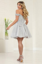 Load image into Gallery viewer, LA Merchandise LA2081 Floral Lace Sweetheart Short Bridesmaid Dress - - Dress LA Merchandise
