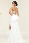 Load image into Gallery viewer, LA Merchandise LA2088B Sweetheart Twisted Bustier Ivory Wedding Dress - - Dress LA Merchandise