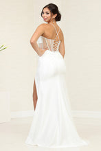 Load image into Gallery viewer, LA Merchandise LA2088B Sweetheart Twisted Bustier Ivory Wedding Dress - - Dress LA Merchandise