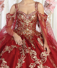 Load image into Gallery viewer, LA Merchandise LA210 Quinceanera Dress With Cape - - LA Merchnadise