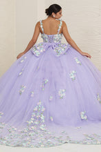 Load image into Gallery viewer, LA Merchandise LA249 Sleeveless Floral Lilac Multi Quince Gown - - LA Merchandise