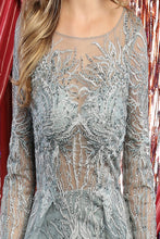 Load image into Gallery viewer, LA Merchandise LA7923 Long Sleeve Embroidered Gala Gown - - Dress LA Merchandise