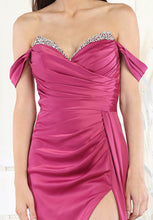 Load image into Gallery viewer, LA Merchandise LA7971 Satin Prom Gown - - Dress LA Merchandise