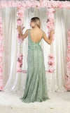 Load image into Gallery viewer, LA Merchandise LA7976 Embroidered Evening Gown - - Dress LA Merchandise