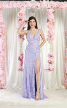 Load image into Gallery viewer, LA Merchandise LA7976 Embroidered Evening Gown - LILAC - Dress LA Merchandise