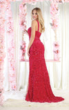 Load image into Gallery viewer, LA Merchandise LA7978 Sequined Gala Gown - - Dress LA Merchandise