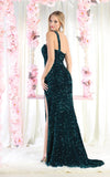 Load image into Gallery viewer, LA Merchandise LA7978 Sequined Gala Gown - - Dress LA Merchandise