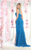 Load image into Gallery viewer, LA Merchandise LA7978 Sequined Gala Gown - - Dress LA Merchandise