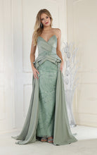 Load image into Gallery viewer, LA Merchandise LA8001 Strapless Red Carpet Gown - SAGE - Dress LA Merchandise