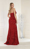 Load image into Gallery viewer, LA Merchandise LA8003 Sequined One Shoulder Prom Gown - - Dress LA Merchandise