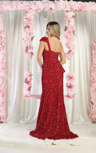 Load image into Gallery viewer, LA Merchandise LA8003 Sequined One Shoulder Prom Gown - - Dress LA Merchandise