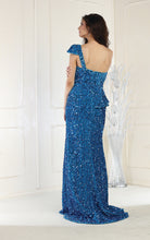 Load image into Gallery viewer, LA Merchandise LA8003 Sequined One Shoulder Prom Gown - - Dress LA Merchandise