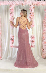 LA Merchandise LA8005 Glitter Special Occasion Gown - - Dress LA Merchandise