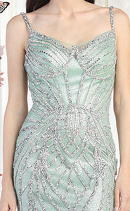 LA Merchandise LA8023 Sleeveless Formal Dress - - Dress LA Merchandise