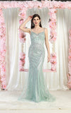 Load image into Gallery viewer, LA Merchandise LA8023 Sleeveless Formal Dress - SAGE - Dress LA Merchandise
