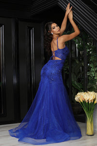 LA Merchandise LA8039 Embellished Sleeveless Gala Gown - - Dress LA Merchandise