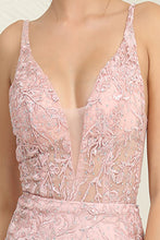Load image into Gallery viewer, LA Merchandise LA8047 Floral Beaded Sleeveless Formal Gala Gown - - Dress LA Merchandise