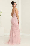 Load image into Gallery viewer, LA Merchandise LA8047 Floral Beaded Sleeveless Formal Gala Gown - - Dress LA Merchandise