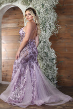 Load image into Gallery viewer, LA Merchandise LA8056 Sheer Side Long Embellished Formal Gala Dress - - Dress LA Merchandise