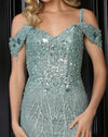 Load image into Gallery viewer, LA Merchandise LA8094 Cold Shoulder Embellished Prom Formal Gown - - Dress LA Merchandise