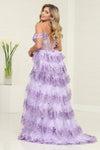 Load image into Gallery viewer, LA Merchandise LA8115 Layered Ruffle Corset Embellished Gala Gown - - Dress LA Merchandise