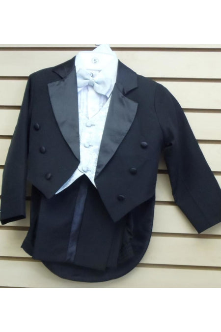 LA Merchandise LA8209 5pcs. Classic Boys Tuxedo With Tail - - Boys suits LA Merchandise