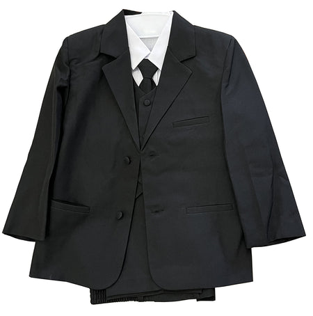 LA Merchandise LA8225 Handsome 5 piece Boys Suit Set with Tie & Vest - - Boys suits LA Merchandise