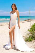 Load image into Gallery viewer, LA Merchandise LAA3013B Strapless Stretchy White Wedding Evening Gown - - Wedding Dresses LA Merchandise