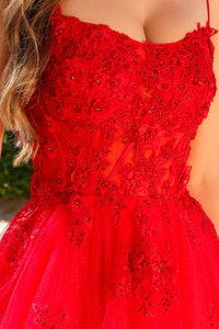 LA Merchandise LAA7035 Strappy Back A-line Pageant Gown - - Dress LA Merchandise