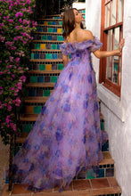 Load image into Gallery viewer, LA Merchandise LAAAG0103 Floral Chiffon A-line Prom Formal Dress - - Dress LA Merchandise