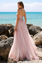 Load image into Gallery viewer, LA Merchandise LAATM1002 Strapless Wholesale Dress W/ Sheer Overskirt - - Dress LA Merchandise