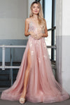 Load image into Gallery viewer, LA Merchandise LAATM1003 Embroidered Wholesale A-Line Pageant Gown - ROSE - LA Merchandise