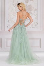 Load image into Gallery viewer, LA Merchandise LAATM1006 Corset Back Embroidery Pageant Gown - - Dress LA Merchandise