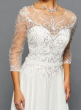 Load image into Gallery viewer, LA Merchandise LADK304B Sheer Bodice Wedding Dress - - LA Merchandise