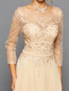 LA Merchandise LADK304 A-line Mother Of The Bride Dress - - LA Merchandise