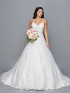 Load image into Gallery viewer, LA Merchandise LADK417 Embellished A-line Bridal Sleeveless Gown - IVORY - Dresses LA Merchandise